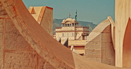 Jaipur, Rajasthan. Jantar Mantar Is Astronomical Observation Site Built In Early 18th Century. It...