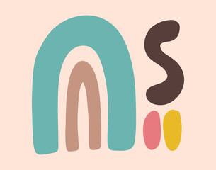 liquid abstract shapes poster. retro organic simple aesthetic modern art scandinavian style.