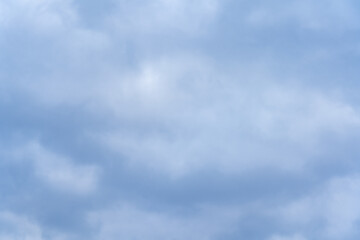Overcast sky with soft clouds during a calm afternoon