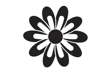 Fototapeta premium Daisy Flower PNG Illustration, Simple Wildflower Element, Hand Drawn, Spring Bloom