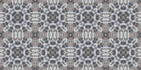 Seamless abstract pattern banner. Art texture. Symmetrical kaleidoscope