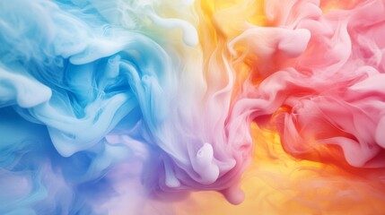 Obraz premium Abstract Colorful Paint Swirl Background