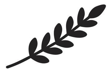 Lavender Sprig Illustration, Aromatic Lavender Stem Drawing, Lavender Herb Sketch, PNG Transparent