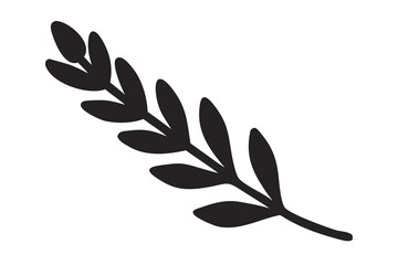 Obraz premium Lavender Sprig Illustration, Aromatic Lavender Stem Drawing, Lavender Herb Sketch, PNG Transparent
