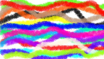 colorful abstracts with assorted color waves