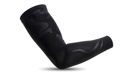Arm Sleeves in Camo Design: a dynamic perspective of an arm sleeve, showing a camouflage design. Captures a contemporary feel.