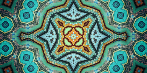 Seamless art pattern. Art flower. Texture artistic pattern