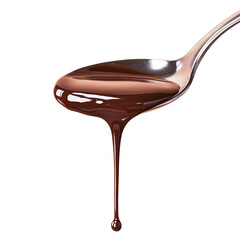 Obraz premium Milk chocolate pieces isolated on white background