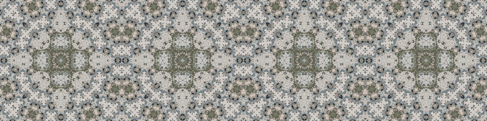 Seamless abstract ribbon pattern. Art ribbon. Symmetrical texture pattern