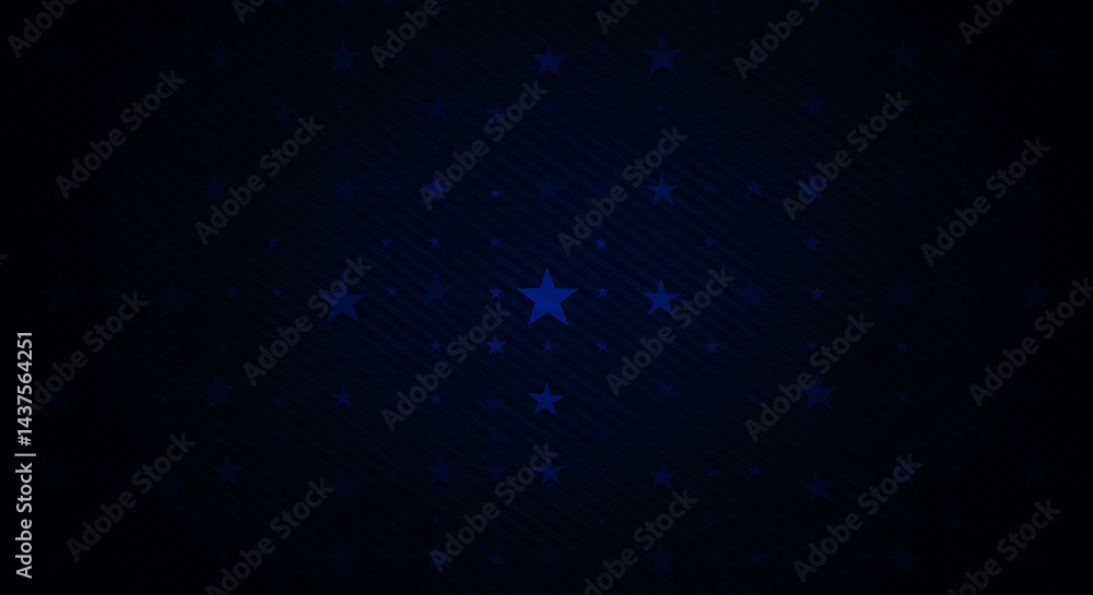 Aufkleber abstract dark blue background with scattered stars and diagonal lines perfect for presentations and 