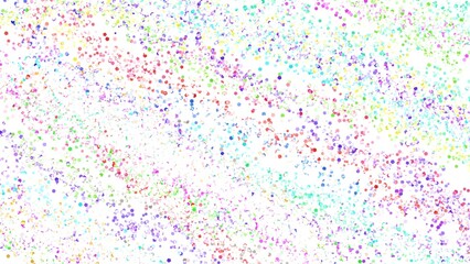 Rainbow star dot art full background