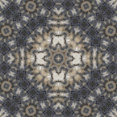 Seamless abstract pattern. Symmetrical texture. Square pattern art