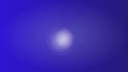 abstract technology background with circles of lights