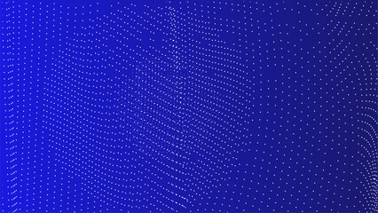 abstract background with a flow of dots