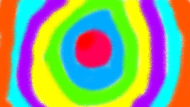 abstract representation of concentric cirle