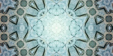 Seamless art pattern. Art flower. Texture artistic pattern