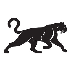 Sleek jaguar silhouette designed for premium logo development – jaguar silhouette – jaguar vector – jaguar illustration – silhouette of jaguar


