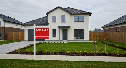 Modern Two-Story House for Sale in Desirable Neighborhood