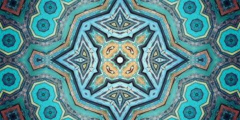 Seamless art pattern. Art flower. Texture artistic pattern