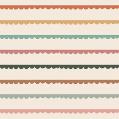 Cute boho chic creative pattern background