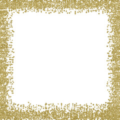 golden glitter frame