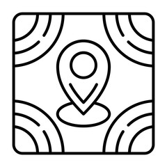 Marker Outline Icon