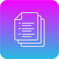 Fototapeta premium Documents Icon