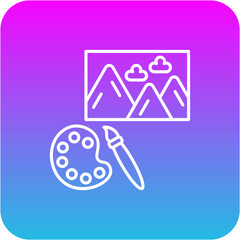 Fototapeta premium Painting Icon