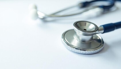 Close-up of veterinary equipment on white background, healthcare supplies, surgical instruments