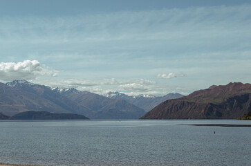Tranquil Lake and Majestic Mountains, Lake Wanaka, New Zealand