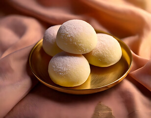 Delicious sweet treats indian kitchen food photography cozy atmosphere close-up dessert bliss
