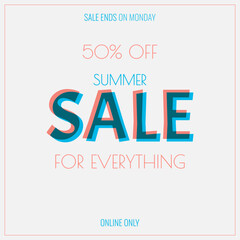 Summer sale post