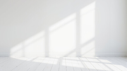 Obraz premium empty room with white wall