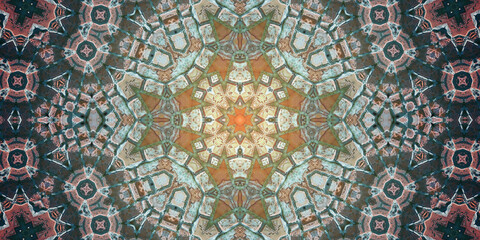 Seamless art pattern. Art flower. Texture artistic pattern