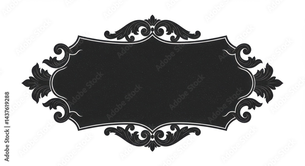 Poster a rectangular neon frame with rounded corners glowing in blue and pink on a gradient background
