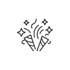 Firework Celebration Icon for Event and Holiday Content - Suitable for Party Planning Websites, Festive Applications and Special Occasion Materials