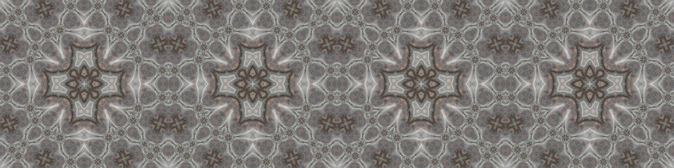 Seamless abstract ribbon pattern. Art ribbon. Symmetrical texture pattern