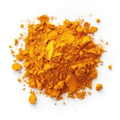 Ground paprika powder and other colorful spices in white bowls, ready for cooking