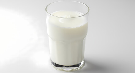 Glass of Milk Dairy Product Healthy Drink White Milk Beverage Food Photography