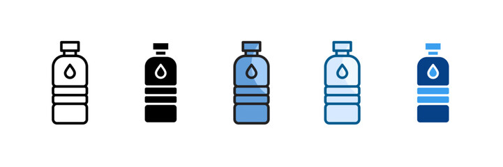 Drinking Bottles Icon Set Multiple Style Collection