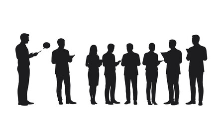 Corporate Team Silhouettes