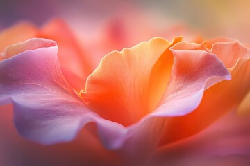 Delicate Rose Petals in Soft Hues