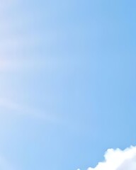 Sunny Day, Blue Sky, White Clouds, Nature Scene