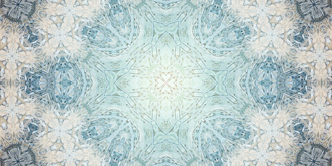 Seamless art pattern. Art flower. Texture artistic pattern