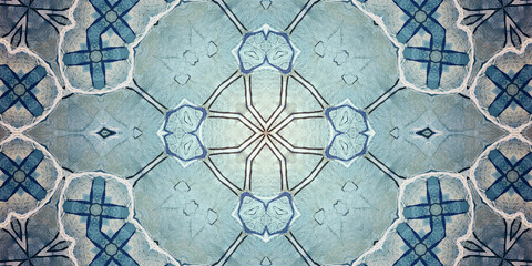 Seamless art pattern. Art flower. Texture artistic pattern