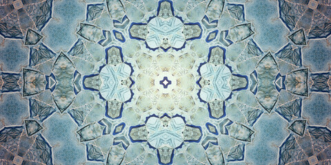 Seamless art pattern. Art flower. Texture artistic pattern