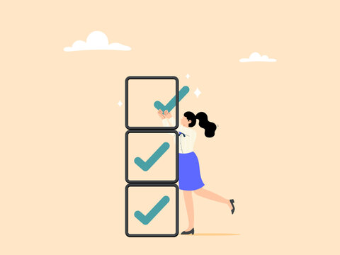 Assessment or report checklist criteria list to do list or completed tasks