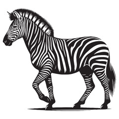 Professional zebra silhouette vector for logos, marketing, and digital branding – zebra silhouette – zebra vector – zebra illustration – silhouette of zebra

