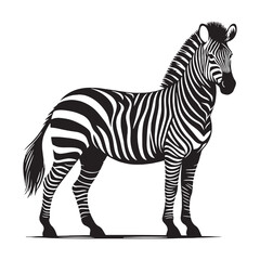 Versatile zebra silhouette vector perfect for scalable digital artwork and branding projects – zebra silhouette – zebra vector – zebra illustration – silhouette of zebra

