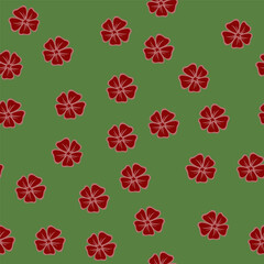 lower, floral, pattern, background, seamless, design, vector, motif, ornament, daisy, blossom